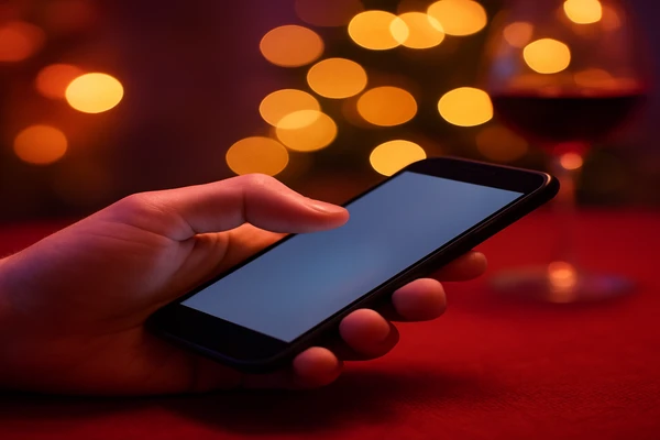 হাতে ধরা স্মার্টফোনে একজন ব্যবহারকারী ডিজিটাল প্ল্যাটফর্মটি সহজেই ব্যবহার করছেন