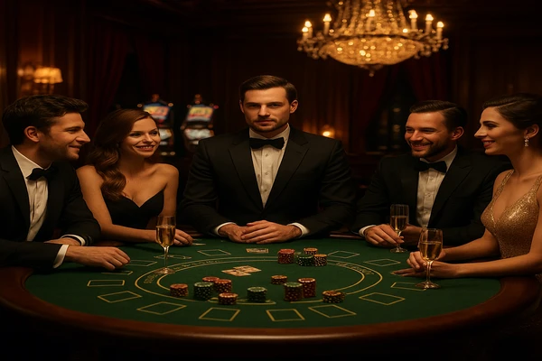 লাইভ টেবিল গেমের পরিবেশে ডিলারের উপস্থিতি